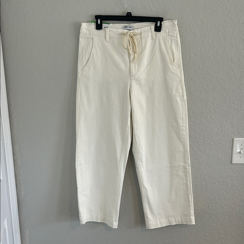 Nine West wide leg crop pants